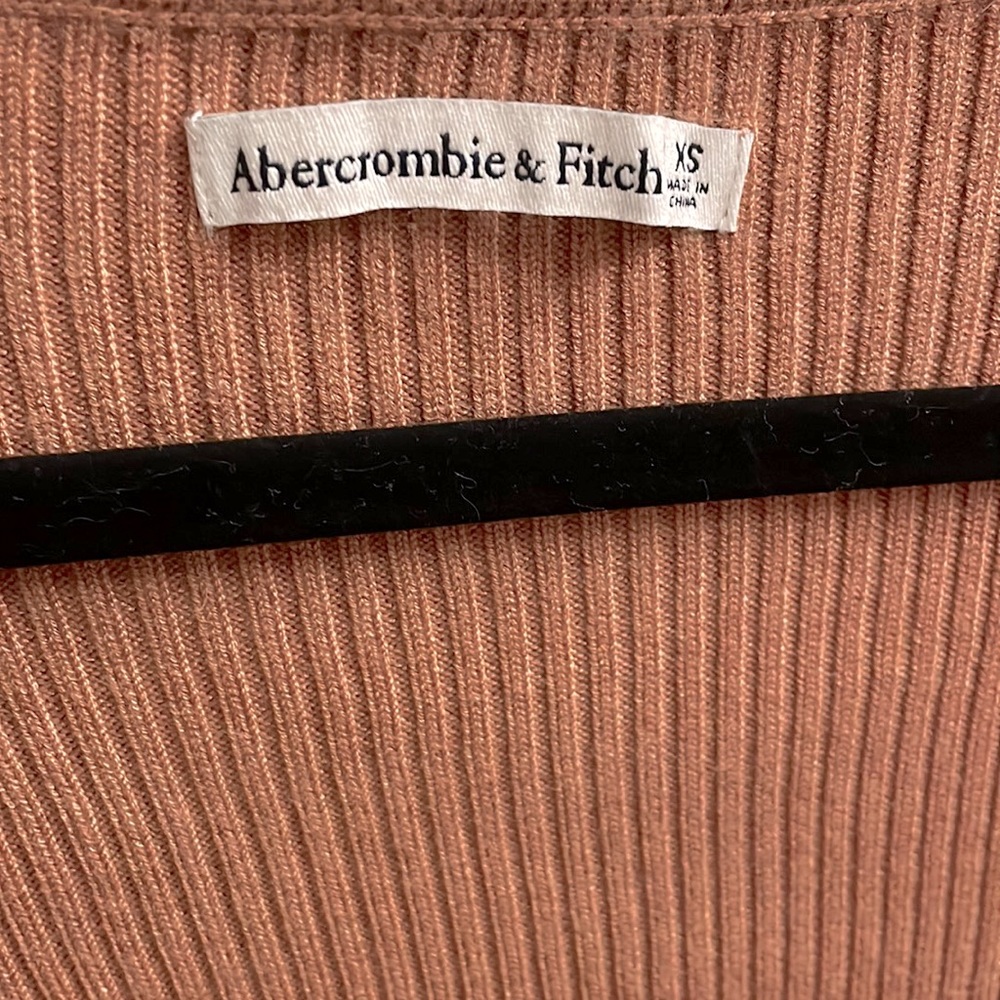 Abercrombie Strappy Cinched Front Sweater Bodysuit - Picture 5 of 6
